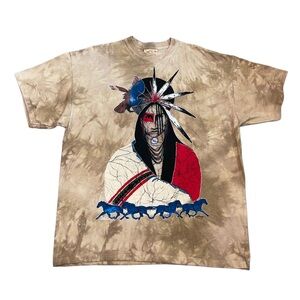 1996 The Mountain Gina Gray Native American Tee Sz XL